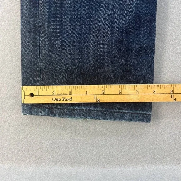 Guess Premium Women's Bootcut Embellished Denim Jeans Size 27 Low Rise - Picture 5 of 16